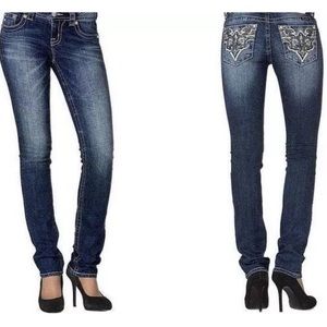 MissMe SignatureStraight Jeans28 x 33& 1/2western